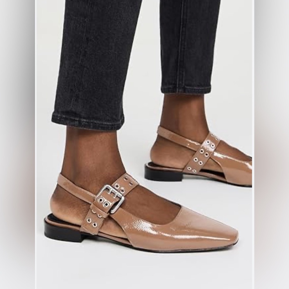 Rag & Bone Astra Mary Jane Slingback Flat New